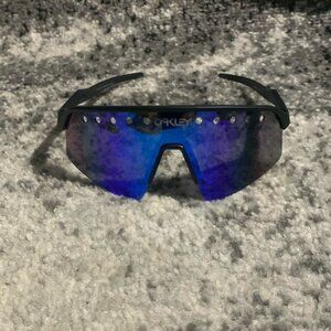 Oakley Sutro Lite Sweep Vented Blue Jade Prizm Lenses Blue / Black Frame